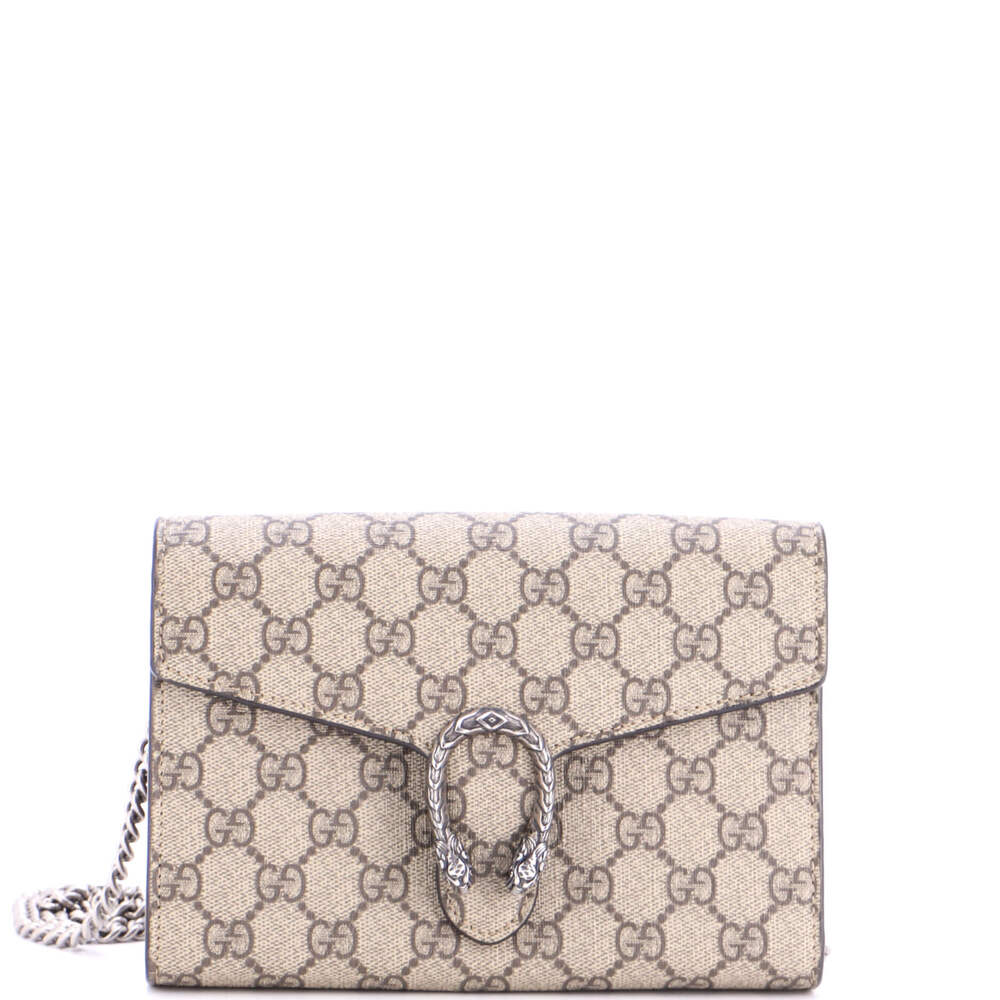 Gucci Dionysus Chain Wallet Gg Coated #249383G14B